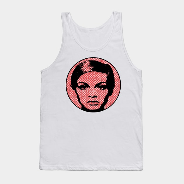 TWIGGY (Red Print) Tank Top by RCDBerlin